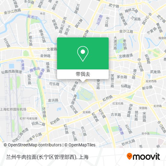 兰州牛肉拉面(长宁区管理部西)地图