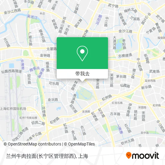 兰州牛肉拉面(长宁区管理部西)地图