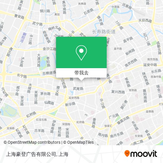 上海豪登广告有限公司地图