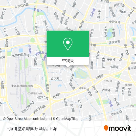 上海御墅名邸国际酒店地图