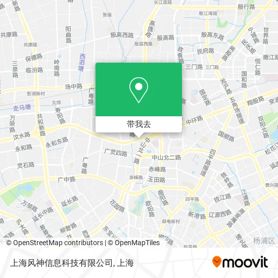 上海风神信息科技有限公司地图