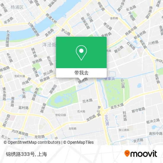 锦绣路333号地图