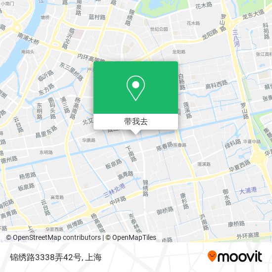 锦绣路3338弄42号地图