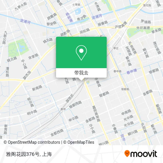 雅阁花园376号地图
