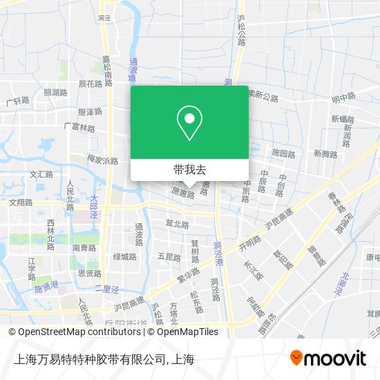 上海万易特特种胶带有限公司地图