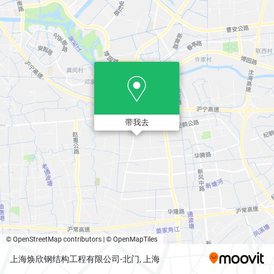 上海焕欣钢结构工程有限公司-北门地图