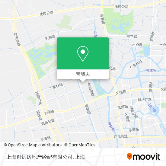 上海创远房地产经纪有限公司地图