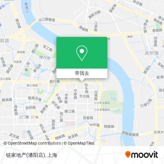 链家地产(潘阳店)地图