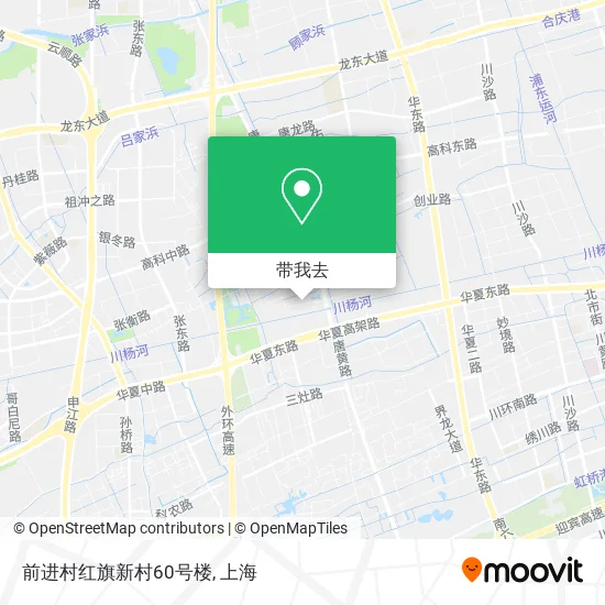 前进村红旗新村60号楼地图