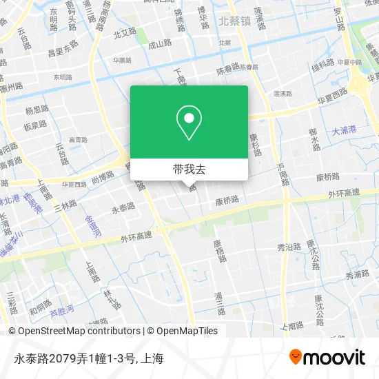 永泰路2079弄1幢1-3号地图
