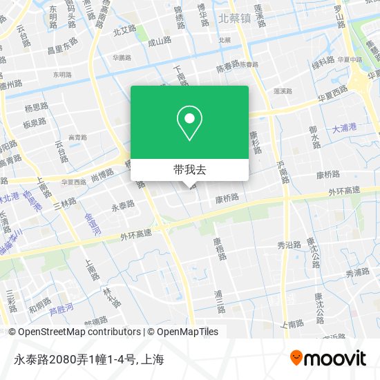永泰路2080弄1幢1-4号地图