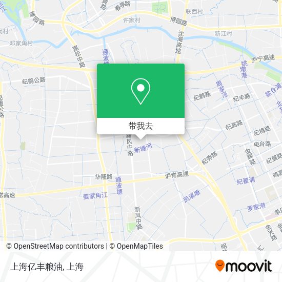 上海亿丰粮油地图