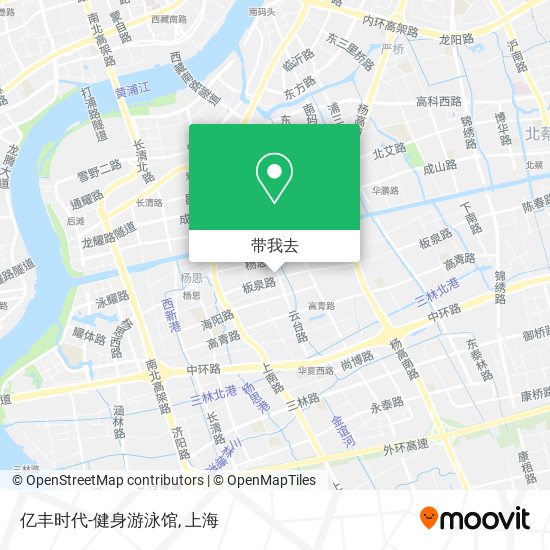 亿丰时代-健身游泳馆地图