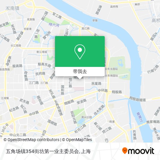 五角场镇354街坊第一业主委员会地图