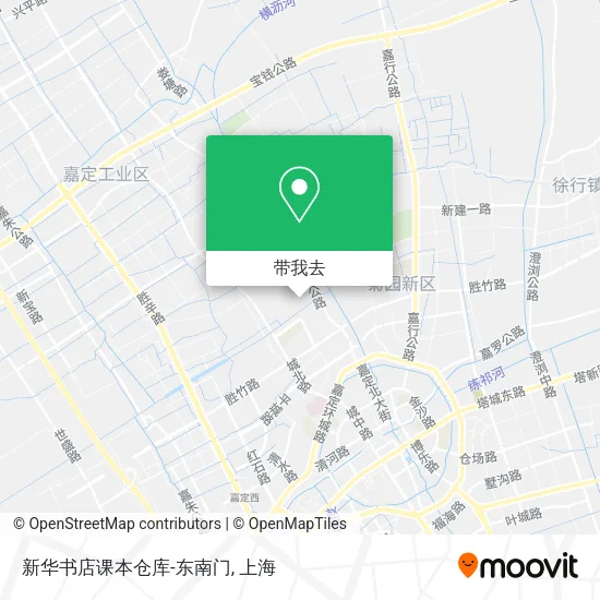 新华书店课本仓库-东南门地图