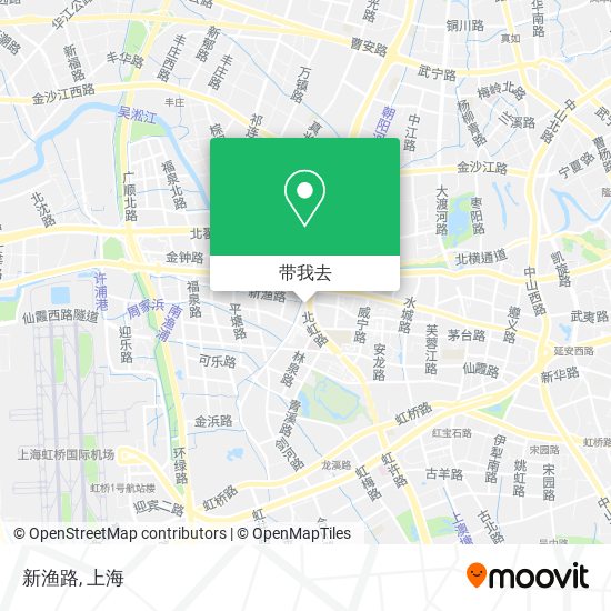 新渔路地图