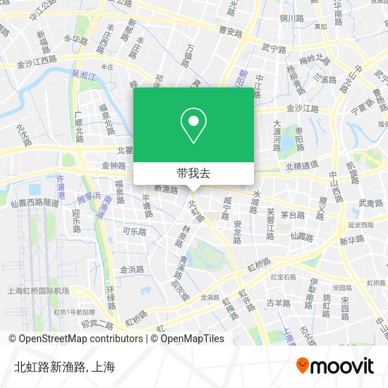 北虹路新渔路地图
