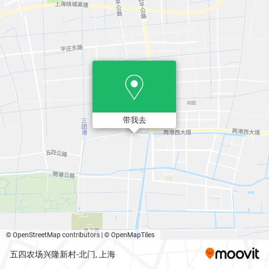 五四农场兴隆新村-北门地图