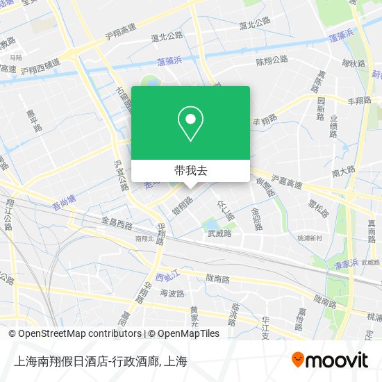 上海南翔假日酒店-行政酒廊地图