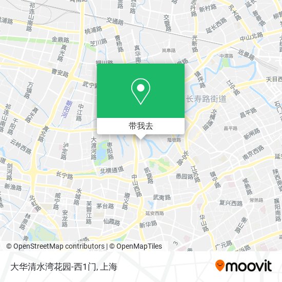 大华清水湾花园-西1门地图