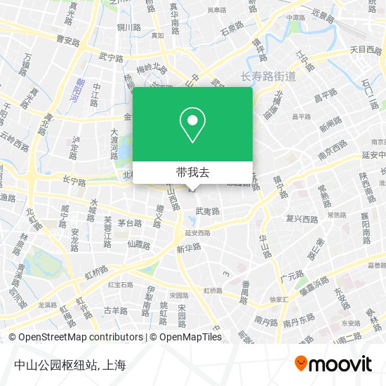 中山公园枢纽站地图