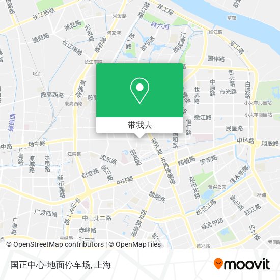 国正中心-地面停车场地图