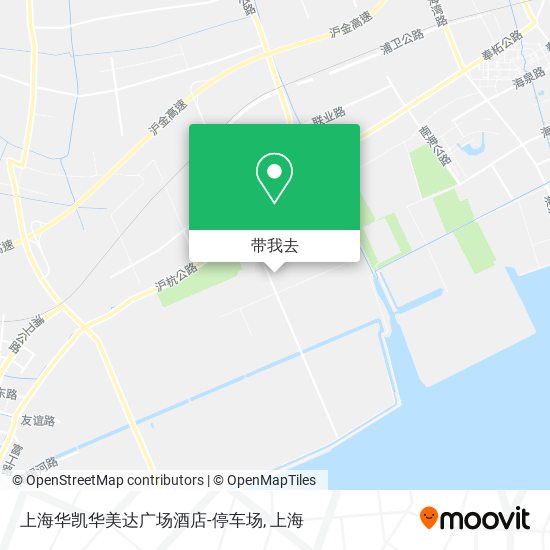 上海华凯华美达广场酒店-停车场地图