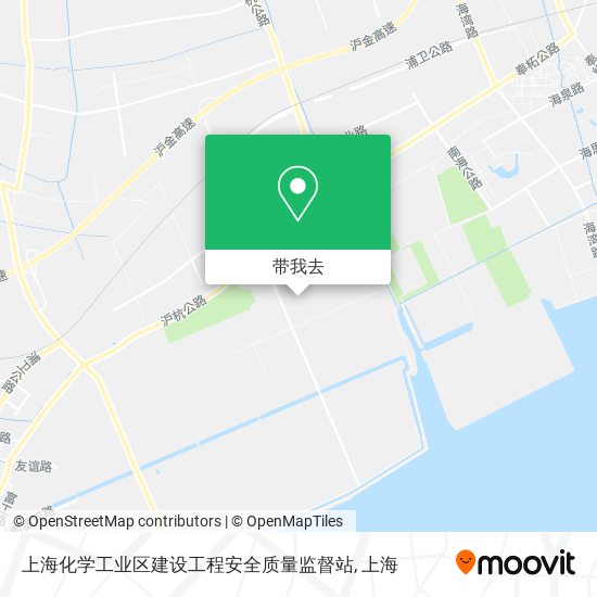 上海化学工业区建设工程安全质量监督站地图