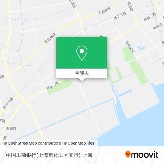 中国工商银行(上海市化工区支行)地图