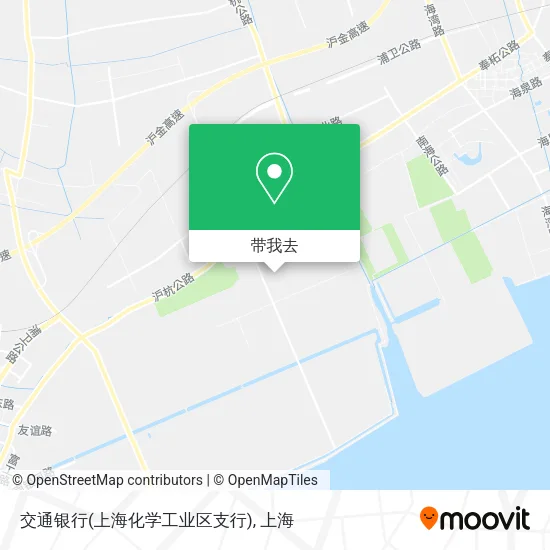 交通银行(上海化学工业区支行)地图
