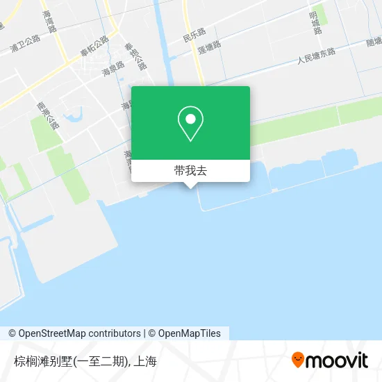 棕榈滩别墅(一至二期)地图