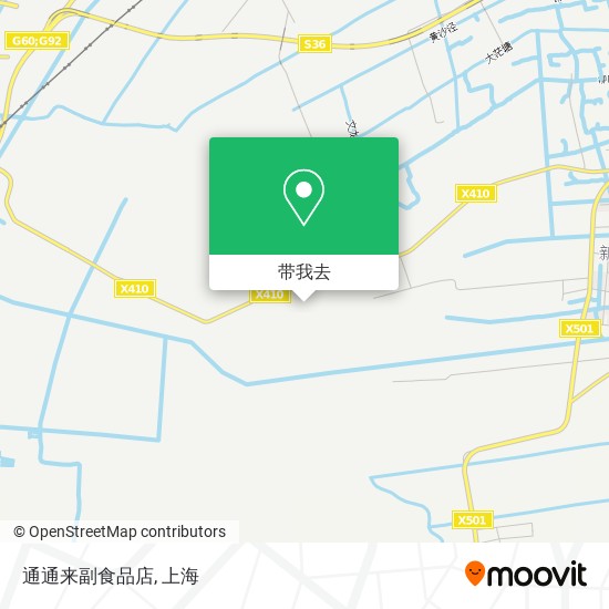 通通来副食品店地图