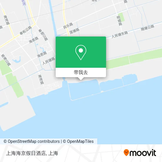 上海海京假日酒店地图