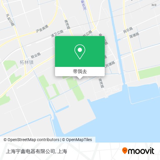 上海宇鑫电器有限公司地图