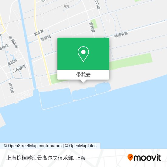 上海棕榈滩海景高尔夫俱乐部地图