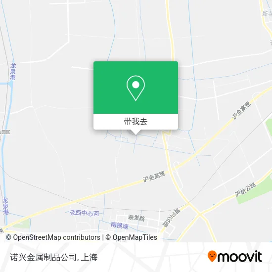 诺兴金属制品公司地图