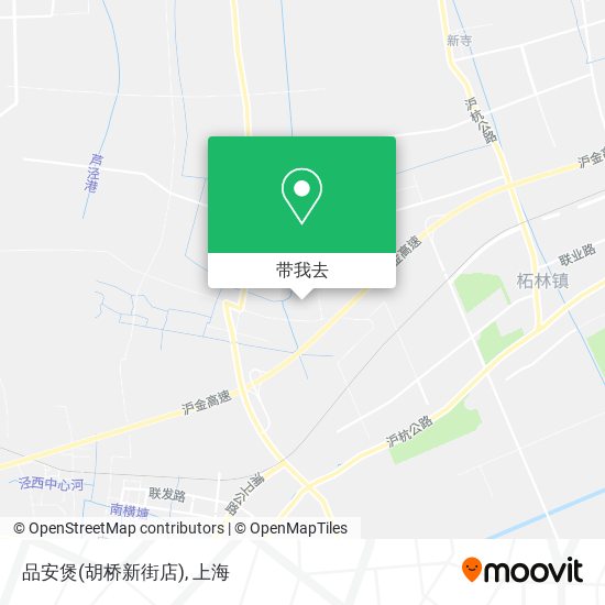 品安煲(胡桥新街店)地图