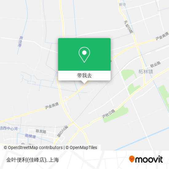 金叶便利(佳峰店)地图