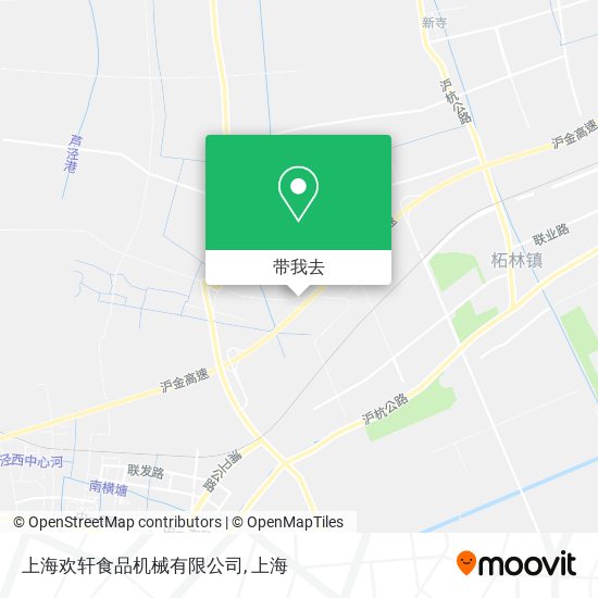 上海欢轩食品机械有限公司地图
