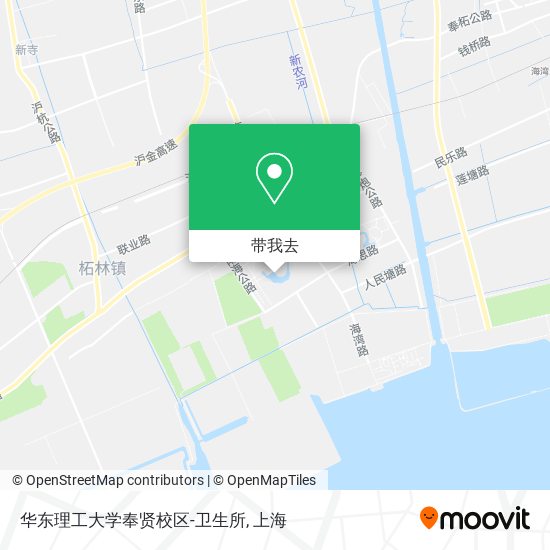 华东理工大学奉贤校区-卫生所地图