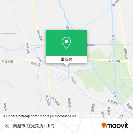 农工商超市(红光路店)地图