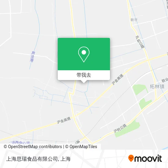 上海思瑞食品有限公司地图