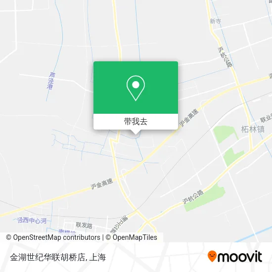 金湖世纪华联胡桥店地图