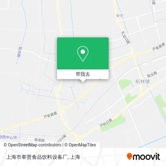 上海市奉贤食品饮料设备厂地图