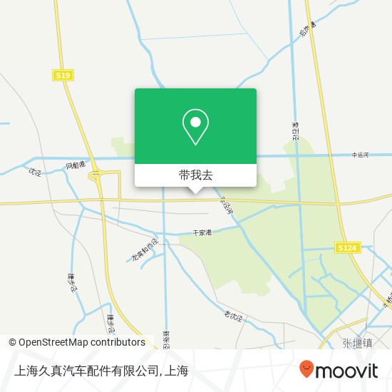 上海久真汽车配件有限公司地图