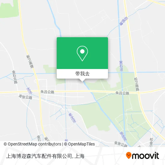上海博迩森汽车配件有限公司地图