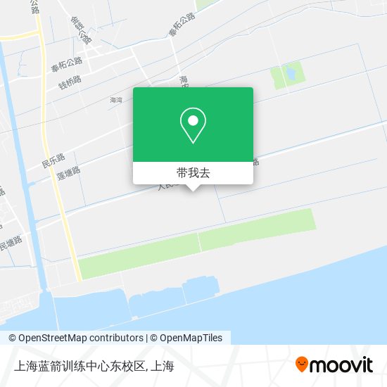 上海蓝箭训练中心东校区地图