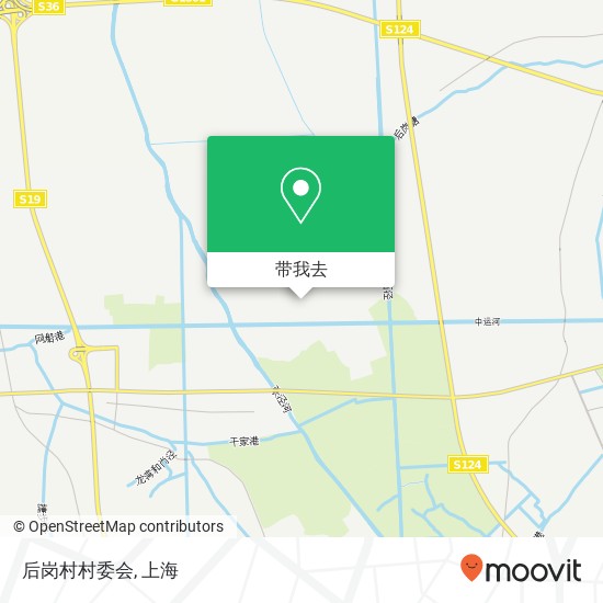 后岗村村委会地图