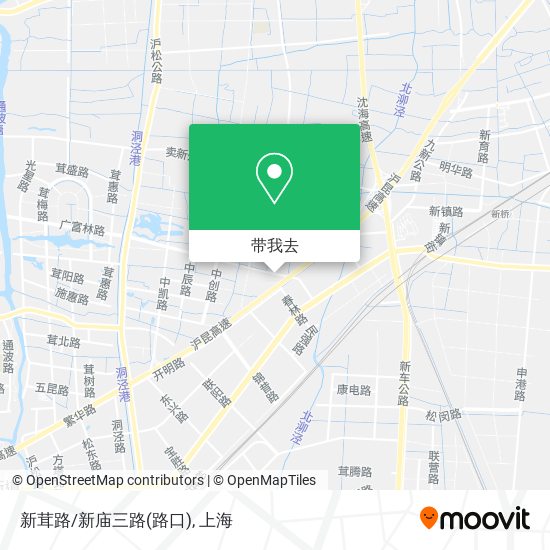 新茸路/新庙三路(路口)地图