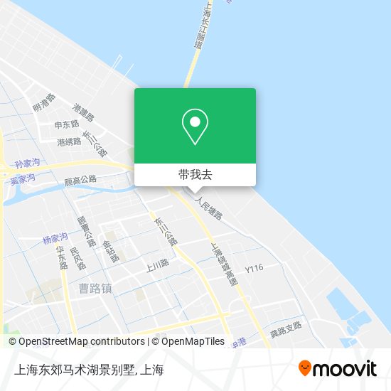 上海东郊马术湖景别墅地图